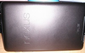 Back of the Nexus 7