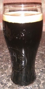 Stout two weeks after bottling - nice head!